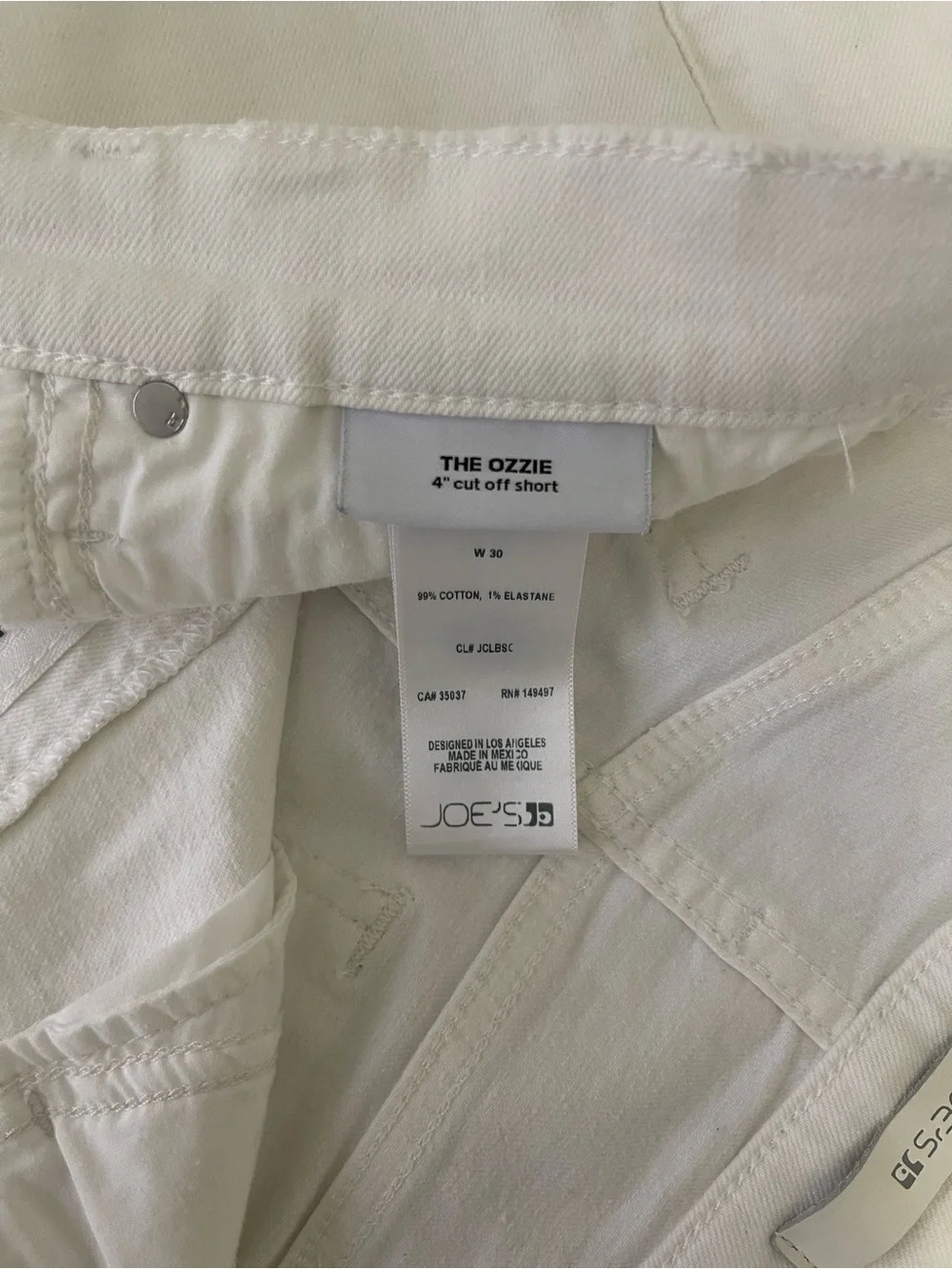 Joe’s Jeans Ozzie 4” Midrise Shorts sz 30